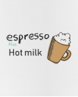Puodelis espresso hot milk Puodelis espresso hot milk